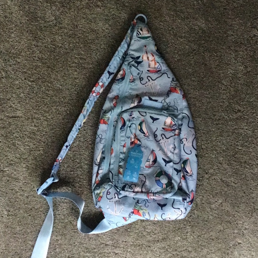 Stylish Nautical Print Sling Bag